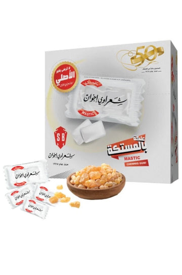 Gum Mastic Shaarawi 100 Pcs - علكة شعراوي بالمستكة مخدات ١٠٠ حبة