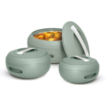 insulated Food Containers Set of 3 - حافظات الاكل ٣ احجام