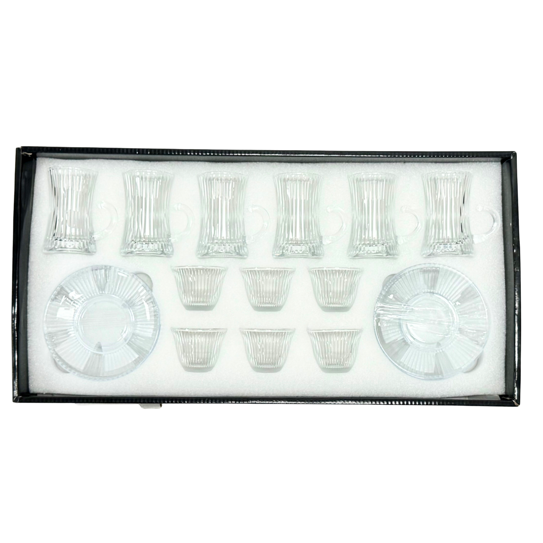 Arabic tea & Coffee cups set of 6 - طقم استكانات وفناجين