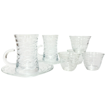 Arabic tea & Coffee cups set of 6 - طقم استكانات وفناجين