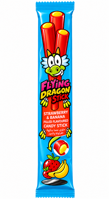 Flying Dragon Strawberry & Banana - أصابع فلاينج دراجون بنكهة الفراولة والموز