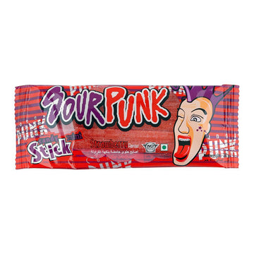 Sour Punk Candy, Strawberry - ساور بانك الحامضة بنكهة الفراولة